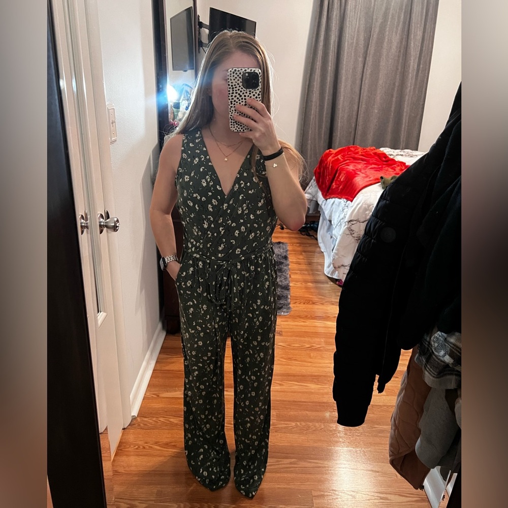 Baltic Born green flowery jumpsuit